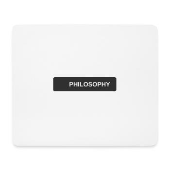 philosophy - Mouse Pad (horizontal) - white - Front