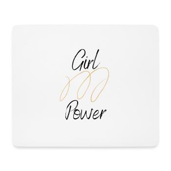 " Girl Power " - Mouse Pad (horizontal) - white - Front