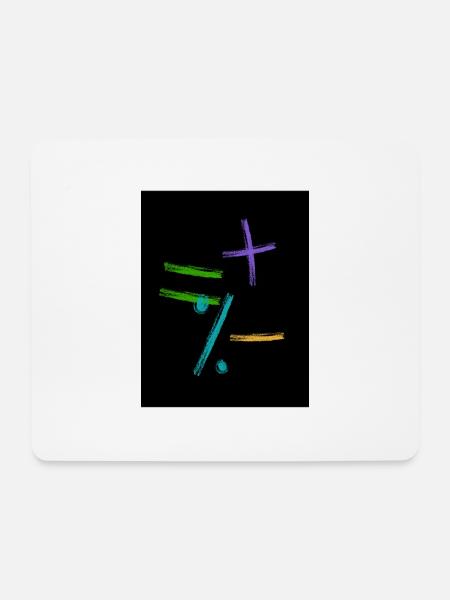 mathematics - Mouse Pad (horizontal) - white