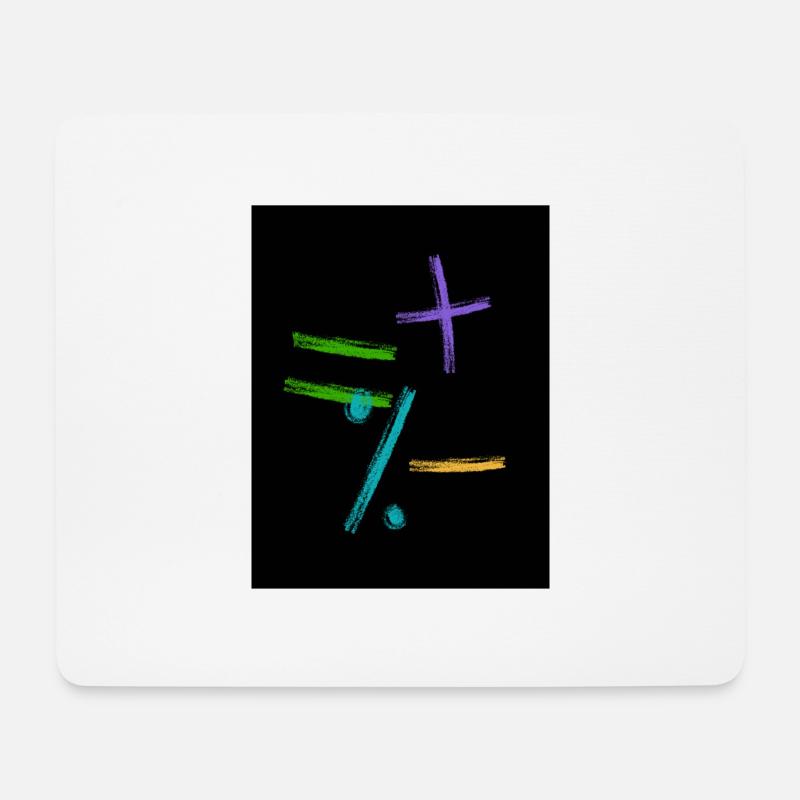 Mathematik - Mousepad (Querformat) - Weiß