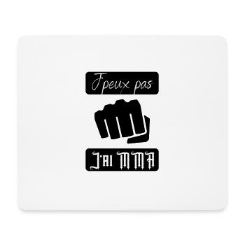Ich kann nicht. Ich habe MMA. - Mousepad (Querformat) - Weiß - Vorne