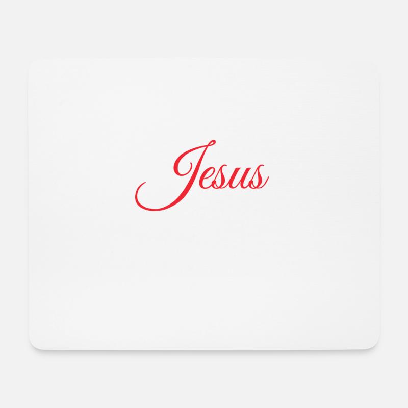 Jesus Christus,Jesus Christus,Jesus Christus,Jesus - Mousepad (Querformat) - Weiß