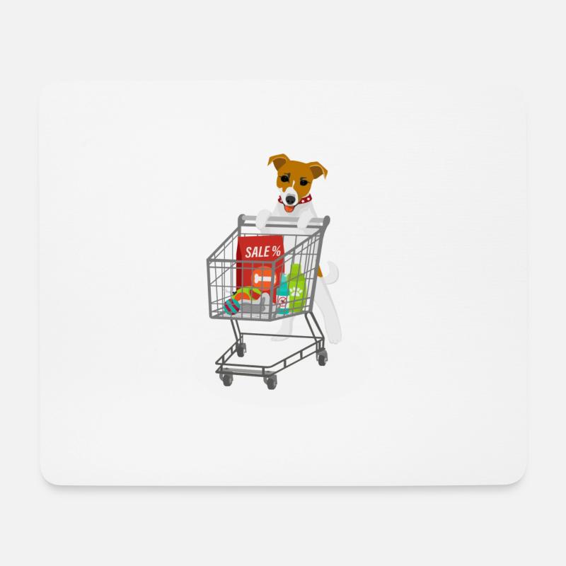 Jack war Shoppen - Mousepad (Querformat) - Weiß