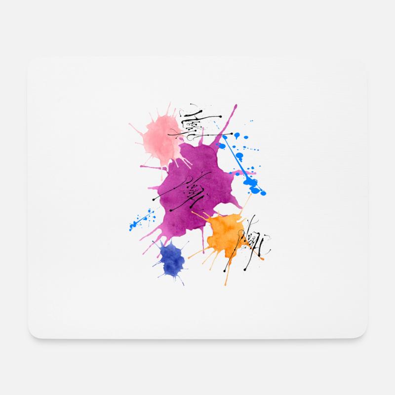 farben - Mousepad (Querformat) - Weiß