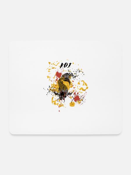 KOI - Mousepad (Querformat) - Weiß