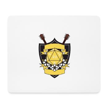 Bard emtpy yellow - Mousepad (Querformat) - Weiß - Vorne
