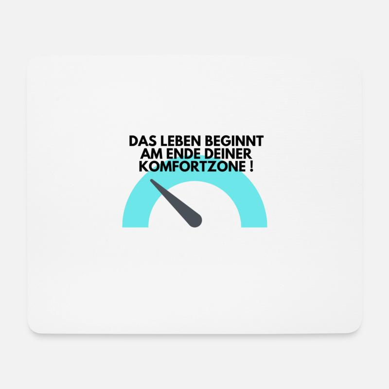 Zone - Mousepad (Querformat) - Weiß