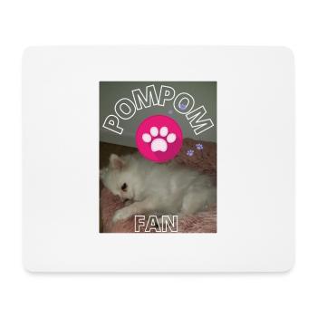 Pom Pom 1 - Mousepad (Querformat) - Weiß - Vorne