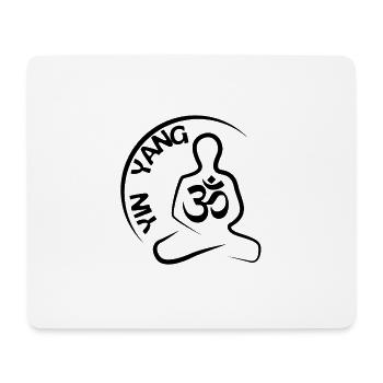 Yin Yang - Mousepad (Querformat) - Weiß - Vorne