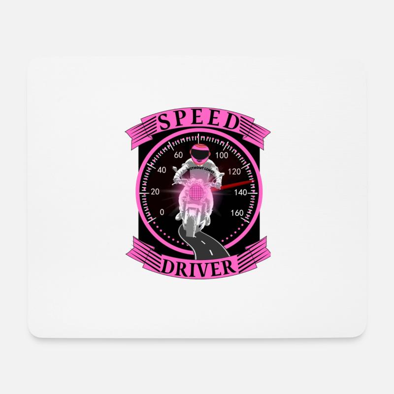 MOTORRAD - Mousepad (Querformat) - Weiß