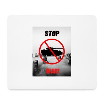 WAR - Mousepad (Querformat) - Weiß - Vorne