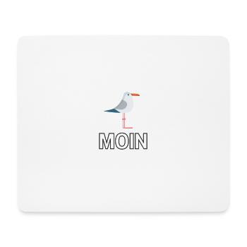 Moin Möwe - MoinJour - Mousepad (Querformat) - Weiß - Vorne