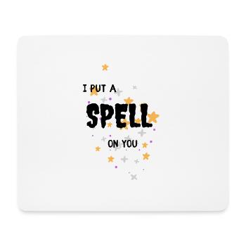 Ich ziehe einen Zauber auf dich - Mousepad (Querformat) - Weiß - Vorne