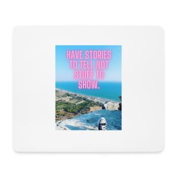 1 Travel - Mousepad (Querformat) - Weiß - Vorne