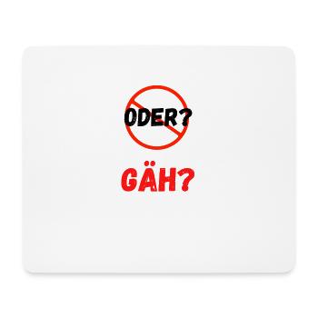 Lustiger thüringer Spruch Dialekt Thüringen - Mousepad (Querformat) - Weiß - Vorne