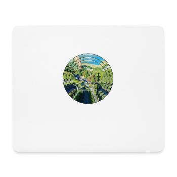 T-Shirt aus dem Hansapark - Mousepad (Querformat) - Weiß - Vorne