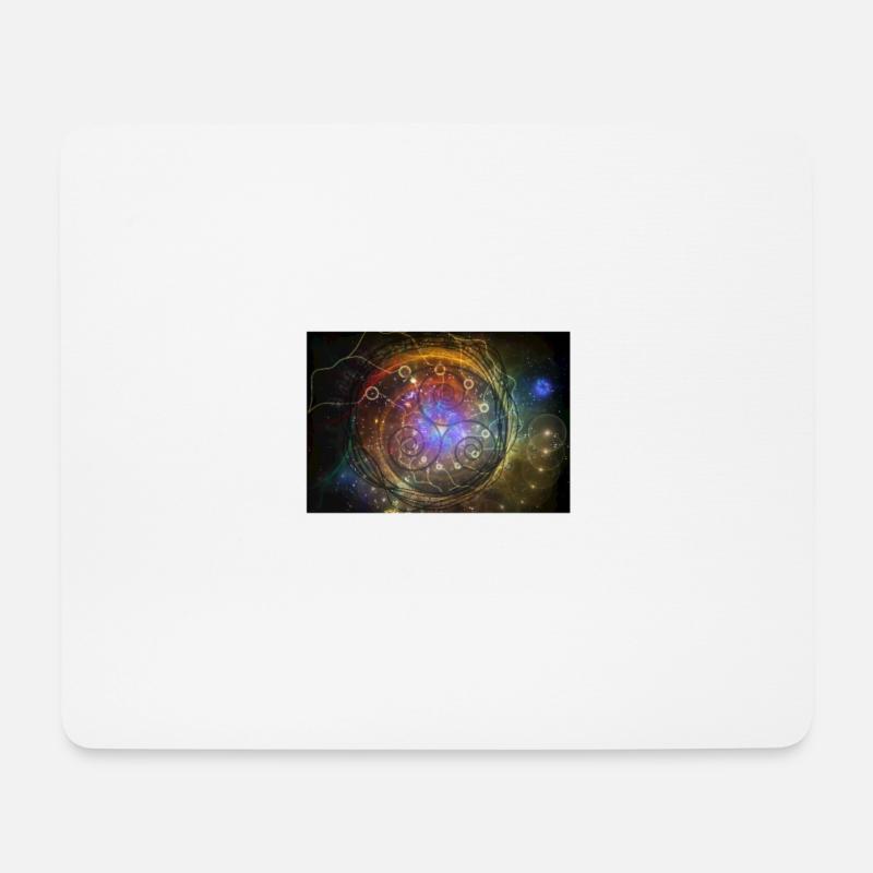 SPACE - Mousepad (Querformat) - Weiß