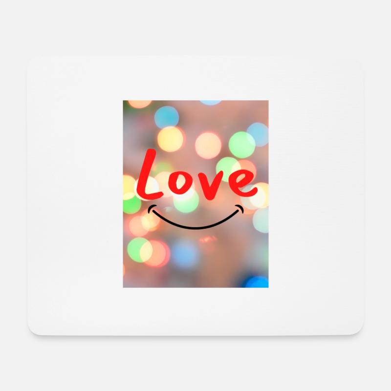 Love - Mouse Pad (horizontal) - white