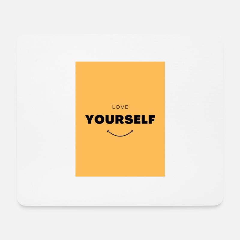 Love Yourself - Mouse Pad (horizontal) - white