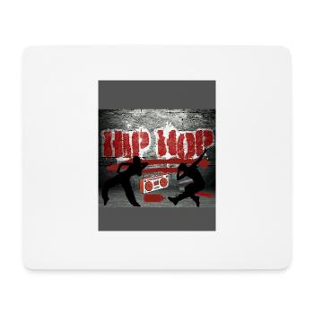 Hip Hop - Mousepad (Querformat) - Weiß - Vorne