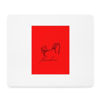 Freedom - Mousepad (Querformat) - Weiß - Vorne