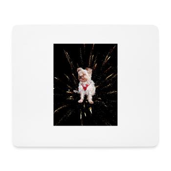 Yorkshire Terrier - Mousepad (Querformat) - Weiß - Vorne