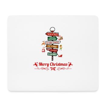 Merry Christmas - Mouse Pad (horizontal) - white - Front