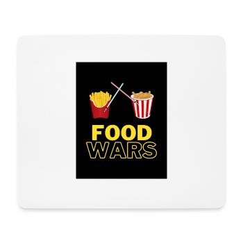 Food Wars - Mousepad (Querformat) - Weiß - Vorne