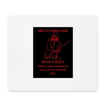 Myles - Mousepad (Querformat) - Weiß - Vorne