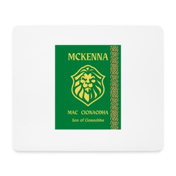 MCKENNA SURNAME - Mouse Pad (horizontal) - white - Front
