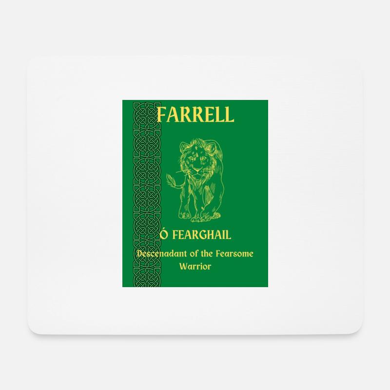 FARRELL SURNAME - Mouse Pad (horizontal) - white