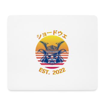 桜の日本語 1 - Mousepad (Querformat) - Weiß - Vorne