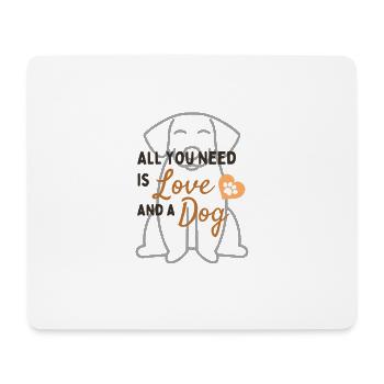 Dog lovers - Mouse Pad (horizontal) - white - Front