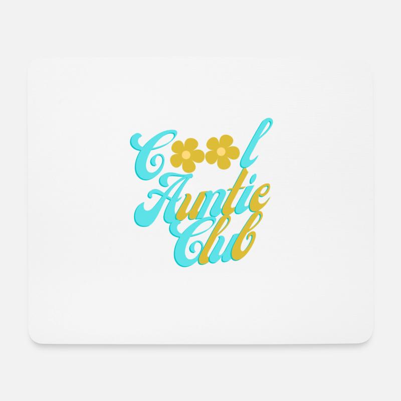 Cool Auntie Club Clothing - Mousepad (Querformat) - Weiß
