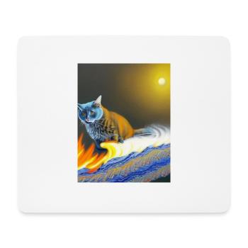 cat - Mouse Pad (horizontal) - white - Front