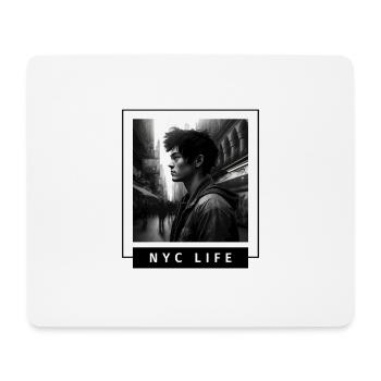 NYC LIFE Edition: Chinatown - Tapis de souris (format paysage) - blanc - Devant