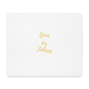Oma des Jahres - Mousepad (Querformat) - Weiß - Vorne