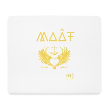KAMA SOUL MA'AT Winged Heart Gold - Mouse Pad (horizontal) - white - Front