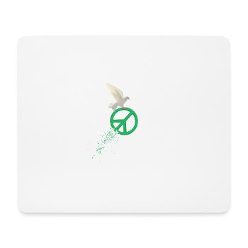 Peace - Mouse Pad (horizontal) - white - Front