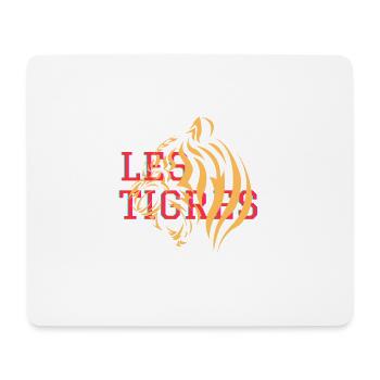 LES TIGRES - Tapis de souris (format paysage) - blanc - Devant
