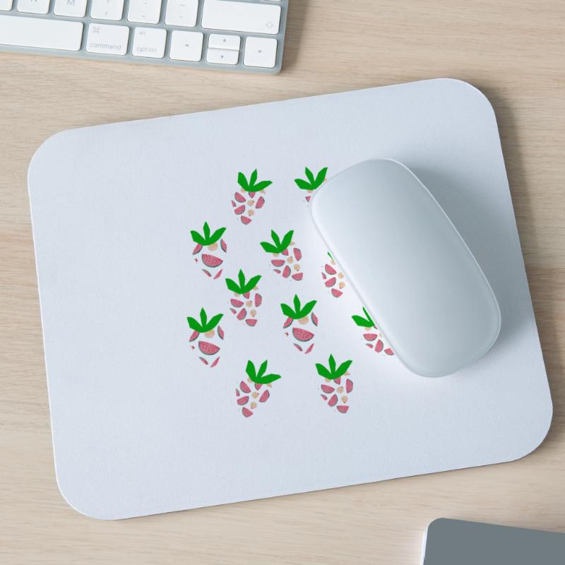 Melone oder Erdbeere? Mousepad (Querformat)