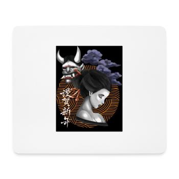 Geisha and Ghosts - Mousepad (Querformat) - Weiß - Vorne