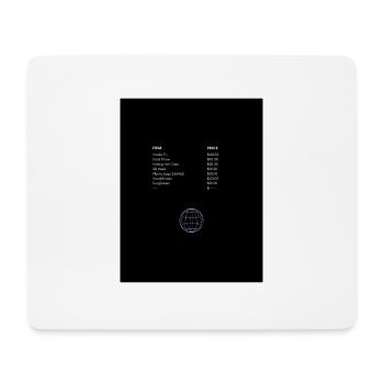 Item List - Mousepad (Querformat) - Weiß - Vorne