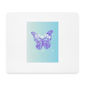 bluefly - Mousepad (Querformat) - Weiß - Vorne