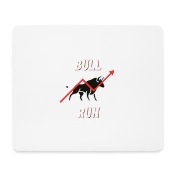 BULL RUN - Tapis de souris (format paysage) - blanc - Devant