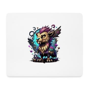 Graffiti Monster - Mousepad (Querformat) - Weiß - Vorne