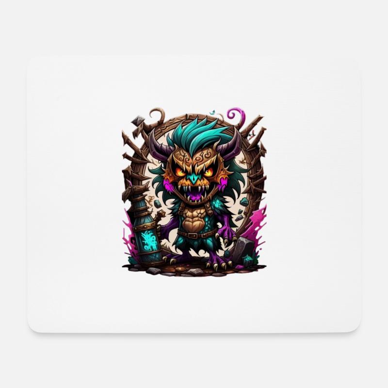 Graffiti Monster - Mouse Pad (horizontal) - white