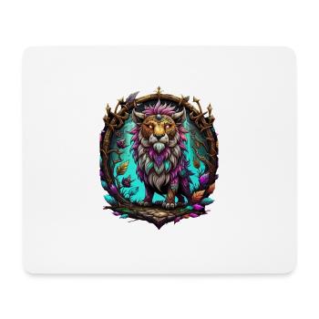 Graffiti Monster - Mousepad (Querformat) - Weiß - Vorne