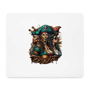 Pirates - Tapis de souris (format paysage) - blanc - Devant