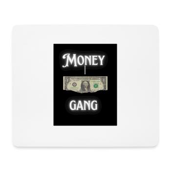 Black Vintage Money Gang T Shirt - Mousepad (Querformat) - Weiß - Vorne